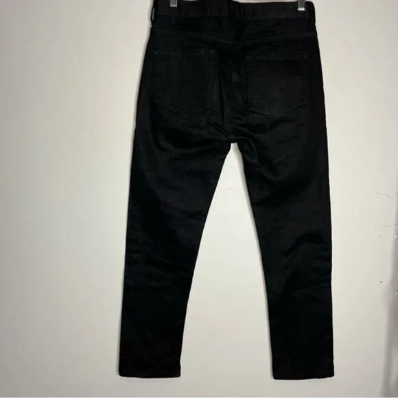 Everlane High Rise Slim Straight Black Jeans, Size 26 - Picture 5 of 12